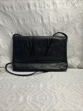 Z.K. Leather Goods Vintage Italian Leather Crossbody Bag